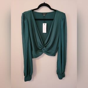 Dynamite Katie Twist Front Crop Top